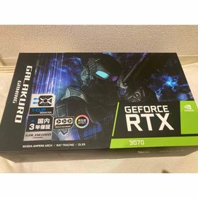 GALAKURO GAMING グラフィックボード GG-RTX3070-E8G(PCパーツ)
