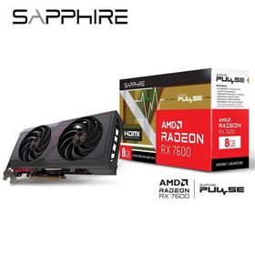 SAPPHIRE PULSE RADEON RX 7600 GAMING 8GB GDDR6 / PCI Express 4.0 グラフィックスボード SAPPHIRE PULSE RADEON RX 7600 GAMING 8GB GDDR6 返品種別B