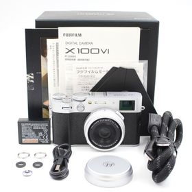 シャッター数2600枚 FUJIFILM X100VI 90周年 Limited Edition シルバー X100VI デジタルカメラ 富士フィルム