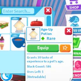 アダプトミー 口座 130+ポーション + 80,000ドル+ドル