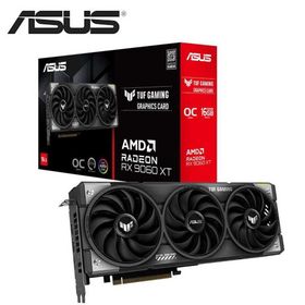 ASUS TUF Gaming Radeon RX 9060 XT 16GB GDDR6 OC Edition トリプルファン搭載 オーバークロックグラフィックボード TUF-RX9060XT-O16G-GAMING 返品種別B