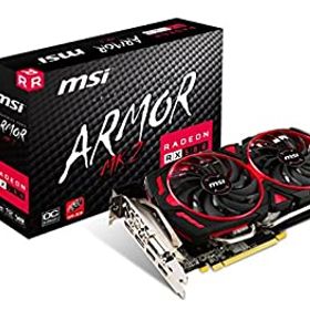【中古】MSI Radeon RX 580 ARMOR MK II 8G OC グラフィックスボード VD6544