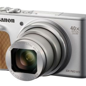 Canon キャノン コンパクトデジタルカメラ PowerShot SX740 HS シルバー 【訳あり：倉庫移動中に外箱傷あり】