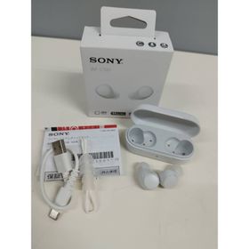【良品】SONY WF-C510/YY2982/ワイヤレスイヤホン/ホワイト(ヘッドフォン/イヤフォン)
