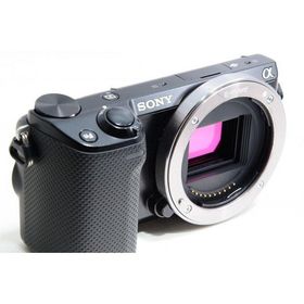 ソニー SONY NEX-5R ブラック ボディ 美品 SDカードストラップ付き &lt;プレゼント包装承ります&gt;