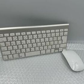 S3696) 中古Apple Wireless Keyboard A1314 + Magic Mouse A1296 セット 日本語 JIS ワイヤレスマウス ワイヤレスキーボード