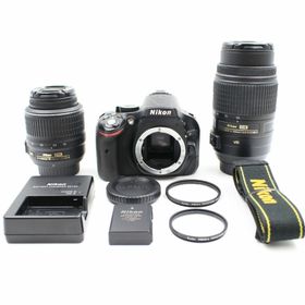 ニコン(Nikon)の■シャッター数6566枚！極上品■Nikon D5200 デジタル一眼レフカメラ(デジタル一眼)