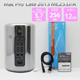 Apple Mac Pro Late 2013 ME253J/A デスクトップパソコン Xeon E5-1620 v2 3.7GHz搭載 メモリ 12GB SSD 256GB AMD FirePro D300（デュアル）搭載 アップル マックプロ Bランク M52T【中古】
