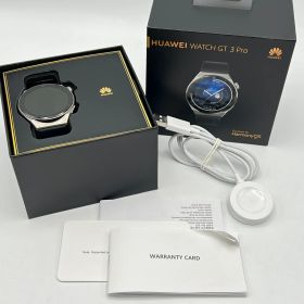 【ポイント2倍&クーポン！BLACK FRIDAY】HUAWEI WATCH GT3 Pro 46mm ODN-B19 チタン アクティブモデル ブラック スマートウォッチ ファーウェイウォッチ 本体 【中古】