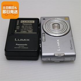 美品 DMC-FX60 プレシャスシルバー 即日発送 Panasonic LUMIX デジカメ 本体 あすつく 土日祝発送OK
