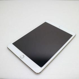 アップル(Apple)の超美品 au iPad mini 3 16GB ゴールド M666(タブレット)