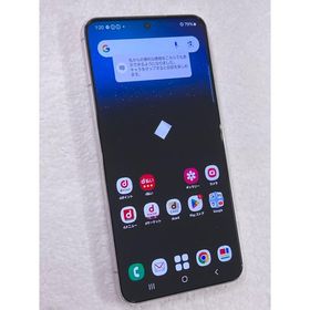 中古 SAMSUNG GALAXY S22 256GB ファントムホワイト SC-51C SIMフリー ネットワーク利用制限▲判定
