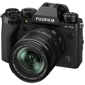FUJIFILM X-T5 XF18-55mmレンズキット ブラック 【訳あり：倉庫移動中に外箱傷あり】