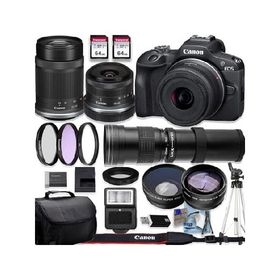 【平行輸入品】Canon EOS R100 4K Video Recording Mirrorless Camera with 18-45mm