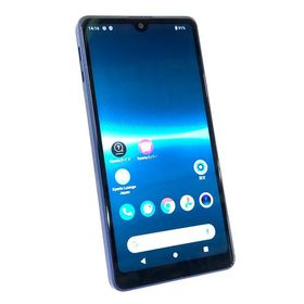 中古 SONY Xperia Ace III 64GB ブルー SOG08 SIMフリー ※SIMトレイ無し