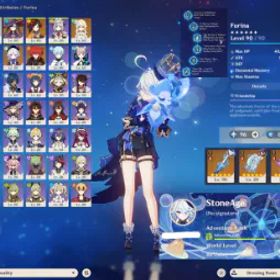 🔥 【アジア】AR56💎18 レジェンド👑上位 ダメージ🔥フリーナ 完凸+1🔥ラウマ🔥・スカーク🔥閑雲✨32 ゴールド スター52💎 原石✴️0 紡がれた運命 リセマラ