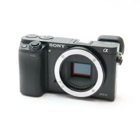 【中古】 《良品》 SONY α6000ボディ ILCE-6000 ブラック 【液晶モニター前面外装カバー背面外装カバー部品交換/各部点検済】 [ デジタルカメラ ]