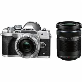 《新品》オリンパス OM-D E-M10 Mark IV EZダブルズームキット [シルバー] OLYMPUS ミラーレス一眼カメラ