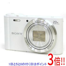 【1日と5.0のつく日、18日はポイント3倍！】【中古】SONY製 Cyber-shot DSC-WX350 ホワイト/1820万画素 訳あり