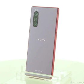 【中古】SONY(ソニー) Xperia 5 64GB レッド SOV41 auロック解除SIMフリー 【368-ud】