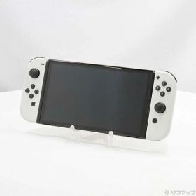 【中古】Nintendo(任天堂) Nintendo Switch 有機ELモデル Joy-Con(L)／(R) ホワイト 【377-ud】