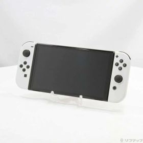 【中古】Nintendo(任天堂) Nintendo Switch 有機ELモデル Joy-Con(L)／(R) ホワイト 【377-ud】