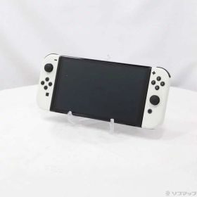 【中古】Nintendo(任天堂) Nintendo Switch 有機ELモデル Joy-Con(L)／(R) ホワイト 【377-ud】