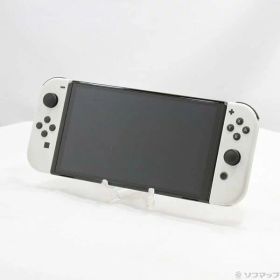 【中古】Nintendo(任天堂) Nintendo Switch 有機ELモデル Joy-Con(L)／(R) ホワイト 【377-ud】
