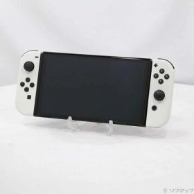 【中古】Nintendo(任天堂) Nintendo Switch 有機ELモデル Joy-Con(L)／(R) ホワイト 【377-ud】