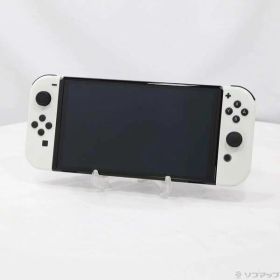 【中古】Nintendo(任天堂) Nintendo Switch 有機ELモデル Joy-Con(L)／(R) ホワイト 【377-ud】