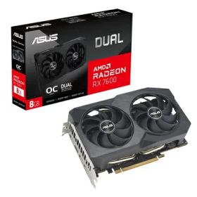 【中古】 ASUS AMD Dual Radeon RX 7600 OC Edition 8GB GDDR6 / DUAL-RX7600-O8G-V2