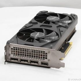 〔中古〕KuroutoShikou(玄人志向) GALAKURO GAMING GG-RTX3060-E12GB／OC／DF〔344-ud〕
