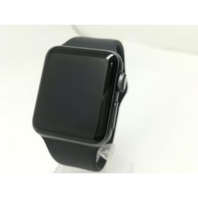 【中古】Apple Apple Watch Series3 38mm GPS スペースグレイアルミニウム/ブラックスポーツバンド MTF02J/A【日本橋3】保証期間１ヶ月【ランクC】