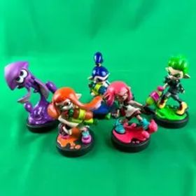switch スプラトゥーン amiibo 5体セット 動作未確認 ジャンク