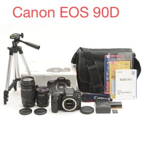 キヤノン(Canon)の一眼レフ カメラ Canon EOS 90D標準&望遠ダブルレンズセット(デジタル一眼)