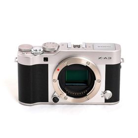 フジフイルム(富士フイルム)の【中古】(フジフイルム) FUJIFILM X-A3 ボディ シルバー(コンパクトデジタルカメラ)