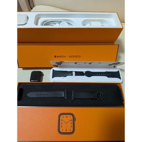 アップル(Apple)のApple Watch series6 Hermès ブラック40mm(腕時計)