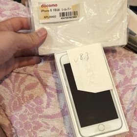 【新品未使用】 Docomo Phone6 16GB  シルバー ムスビー｜安心保証付 超美品 DoCoMo iPhone6 16GB シルバー 白ロム