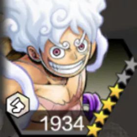 [iOS] 超フェス 帝 ルフィ | 5000+ダイヤモンド |1300の断片