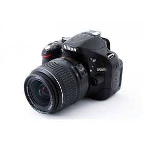 ニコン Nikon D5200 レンズキット ブラック 美品 SDカードストラップ付き &lt;プレゼント包装承ります&gt;
