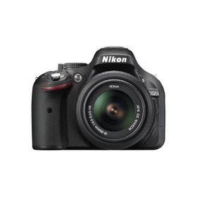 【アウトレット品】Nikon デジタル一眼レフカメラ D5200 レンズキット AF-S DX NIKKOR 18-55mm f/3.5-5.6G VR付属 ブラック D5200LKBK