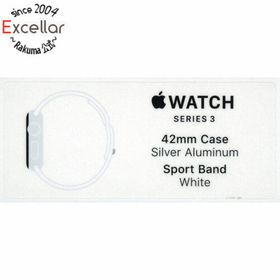 ビッグアップル(bigapple)のApple Watch Series 3 GPSモデル 42mm MTF22J/A ホワイトスポーツバンド(腕時計(デジタル))