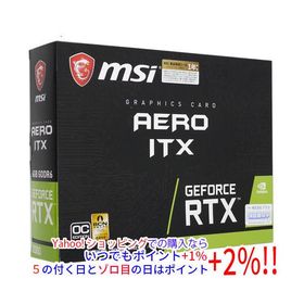 【中古】MSI製グラボ GeForce RTX 2060 AERO ITX 6G OC PCIExp 6GB 元箱あり