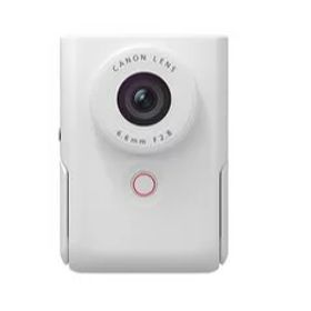 【送料無料】Canon キヤノン PowerShot V10 WH ホワイト コンパクト Vlogカメラ【転送不可】【unable to transfer】