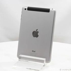 〔中古〕NTTドコモ iPad mini 3 64GB スペースグレイ MGJ02J／A SIMフリー〔305-ud〕