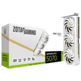 ZOTAC ゾタック GAMING GeForce RTX 5070 AMP White 12GB GDDR7 グラフィックボード RTX5070AMPW/ZT-B50700FQ-10P