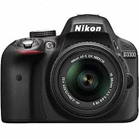 【中古】Nikon デジタル一眼レフカメラ D3300 18-55 VR IIレンズキット ブラック D3300LKBK