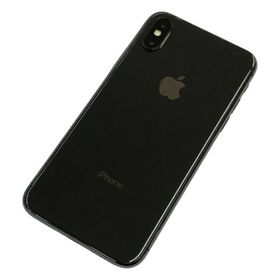 アップル(Apple)のApple iPhone X 256GB スマートフォン 4G SIMロック解除済み ワイヤレス充電 スペースグレイ MQC12J/A 中古 T1(スマートフォン本体)