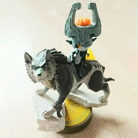ニンテンドウ(任天堂)の美品【ゼルダの伝説】ミドナ&ウルフリンクamiiboフィギュア★アミーボ★任天堂(その他)