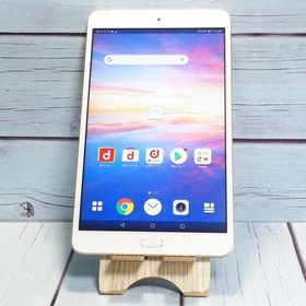 docomo dtab Compact d-02K ゴールド HUAWEI 本体 白ロム SIMロック解除済み SIMフリー B850414